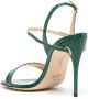 Jennifer Chamandi Tommaso 105mm leather sandals Green - Thumbnail 3