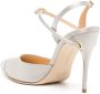 Jennifer Chamandi Vittorio 105mm crystal-toe pumps Silver - Thumbnail 3