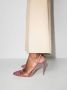 Jennifer Chamandi Vittorio 105mm glitter-embellished pumps Pink - Thumbnail 3