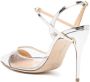 Jennifer Chamandi Vittorio 105mm mettalic-toe pumps Silver - Thumbnail 3