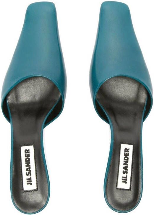 Jil Sander 35mm kitten-heel mule Blue