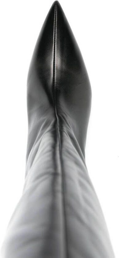 Jil Sander 35mm knee boots Black