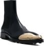 Jil Sander 35mm metallic-toe leather boots Black - Thumbnail 2