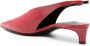 Jil Sander 40mm slingback leather pumps Red - Thumbnail 3