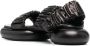 Jil Sander 45mm ruched-strap chunky sandals Black - Thumbnail 3