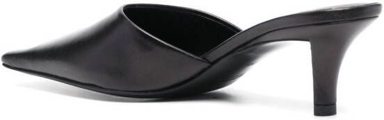 Jil Sander 65mm heeled leather mule Black