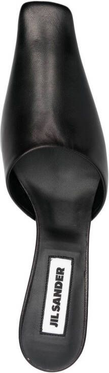 Jil Sander 65mm heeled leather mule Black