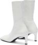 Jil Sander 70mm leather ankle boots White - Thumbnail 3