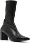 Jil Sander 90mm pointed-toe leather boots Black - Thumbnail 2