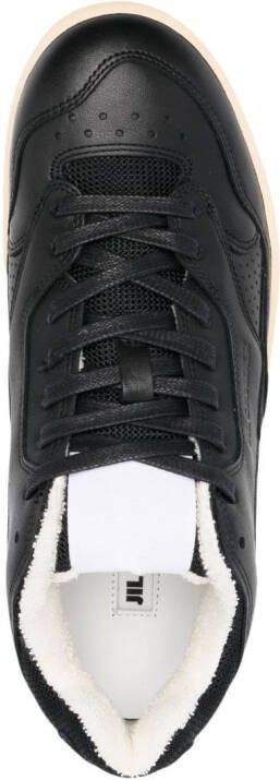 Jil Sander Basket low-top leather sneakers Black