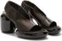 Jil Sander block-heel leather sandals Black - Thumbnail 2