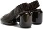 Jil Sander block-heel leather sandals Black - Thumbnail 3