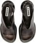 Jil Sander block-heel leather sandals Black - Thumbnail 4