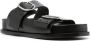 Jil Sander buckle-fastening flat sandals Black - Thumbnail 2
