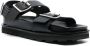 Jil Sander buckle-fastening leather sandals Black - Thumbnail 2