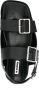 Jil Sander buckle-fastening leather sandals Black - Thumbnail 4