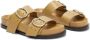 Jil Sander buckle leather flat sandals Brown - Thumbnail 2