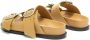 Jil Sander buckle leather flat sandals Brown - Thumbnail 3