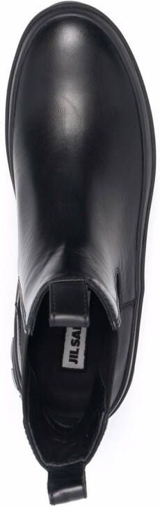 Jil Sander chunky-sole Chelsea boots Black