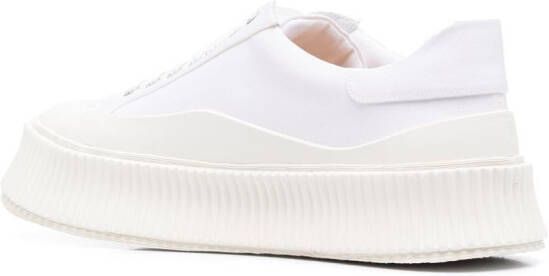 Jil Sander chunky sole sneakers White