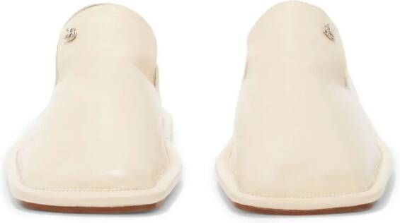 Jil Sander colour-block leather loafers Neutrals