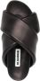 Jil Sander crossover strap chunky sandals Black - Thumbnail 4