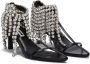 Jil Sander crystal-embellished leather sandals Black - Thumbnail 2