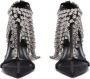 Jil Sander crystal-embellished leather sandals Black - Thumbnail 4