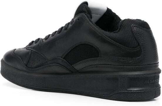 Jil Sander debossed-logo-print sneakers Black