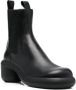 Jil Sander elasticated-panel leather boots Black - Thumbnail 2