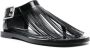 Jil Sander fringe-detail leather sandals Black - Thumbnail 2