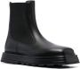 Jil Sander high-top leather chelsea boots Black - Thumbnail 2