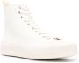 Jil Sander high-top leather sneakers White - Thumbnail 2