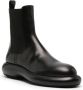 Jil Sander round-toe leather ankle boots Black - Thumbnail 2