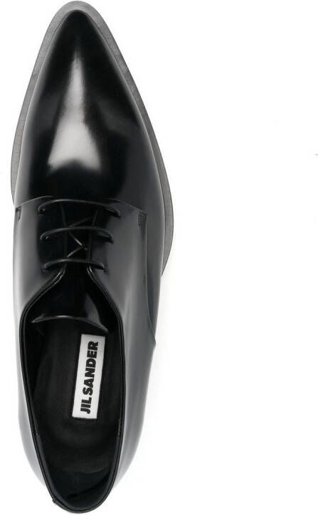 Jil Sander lace-up Derby shoes Black