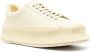 Jil Sander lace-up panelled sneakers Yellow - Thumbnail 2