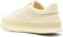 Jil Sander lace-up panelled sneakers Yellow - Thumbnail 3