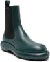 Jil Sander leather ankle boots Green - Thumbnail 2