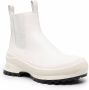 Jil Sander leather Chelsea boots White - Thumbnail 2