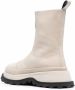 Jil Sander leather front-zip ankle boots Neutrals - Thumbnail 3