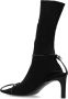 Jil Sander leather-trim sock boots Black - Thumbnail 3