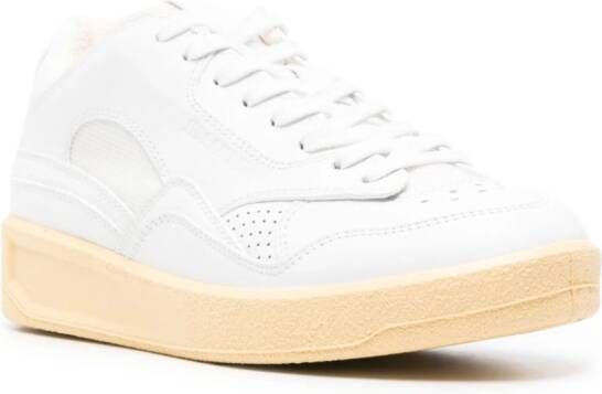 Jil Sander logo-debossed panelled sneakers White