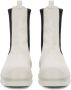 Jil Sander logo-embossed leather boots White - Thumbnail 4
