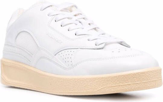 Jil Sander logo-embossed low-top sneakers White