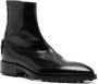 Jil Sander logo-plaque leather boots Black - Thumbnail 2