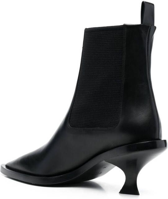 Jil Sander Louis 80mm ankle boots Black