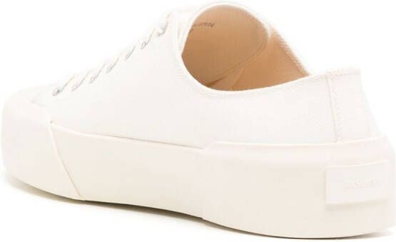 Jil Sander low-top canvas sneakers White