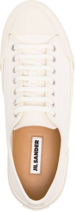 Jil Sander low-top canvas sneakers White