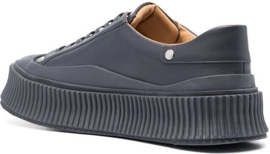 Jil Sander low-top platform sneakers Grey