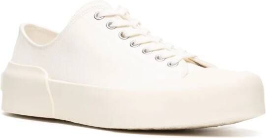 Jil Sander one-tone low-top sneakers White